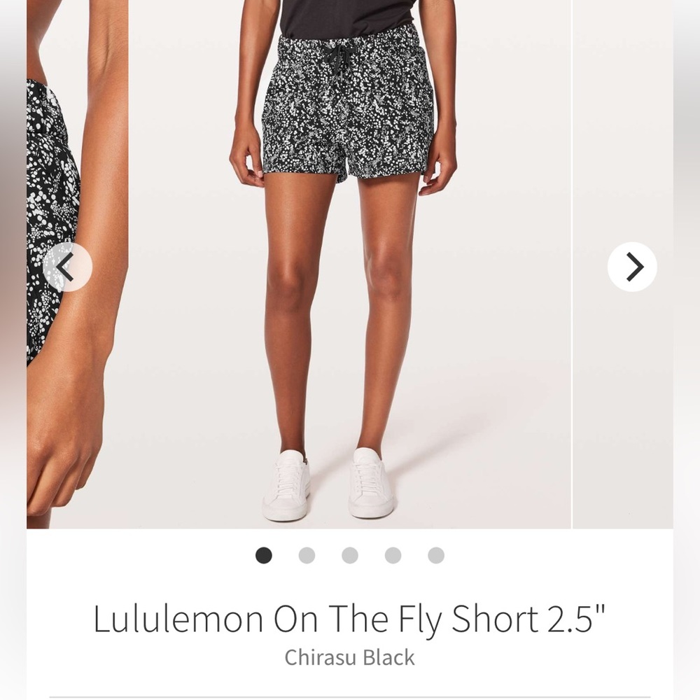 Lululemon On The Fly shorts size 6